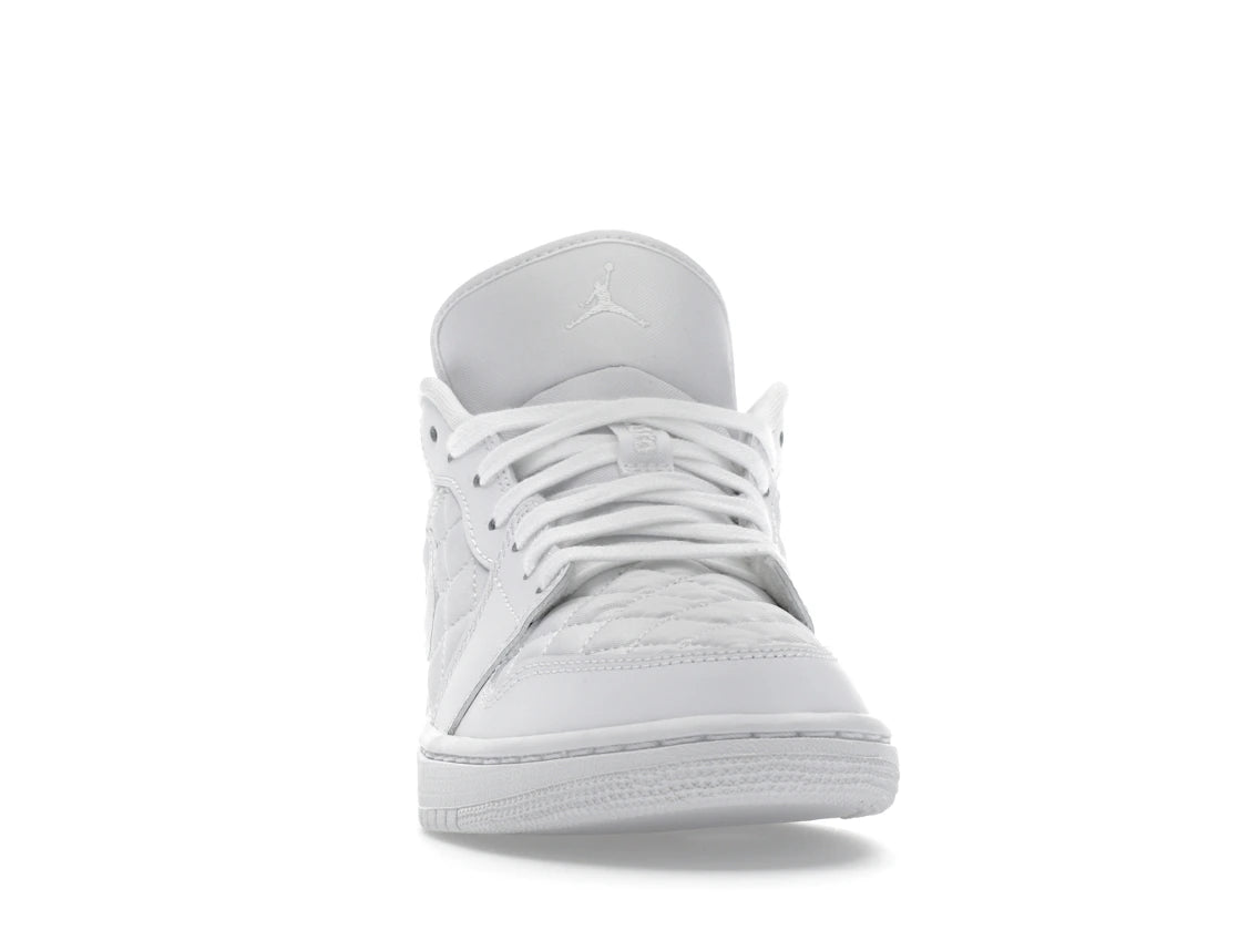 Air Jordan 1 Low Quilted White (Women's) - vue secondaire A
