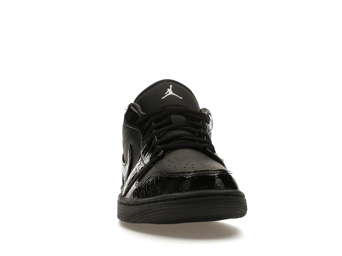 Jordan 1 Low SE Patent Elephant Black (Women's) - vue secondaire A