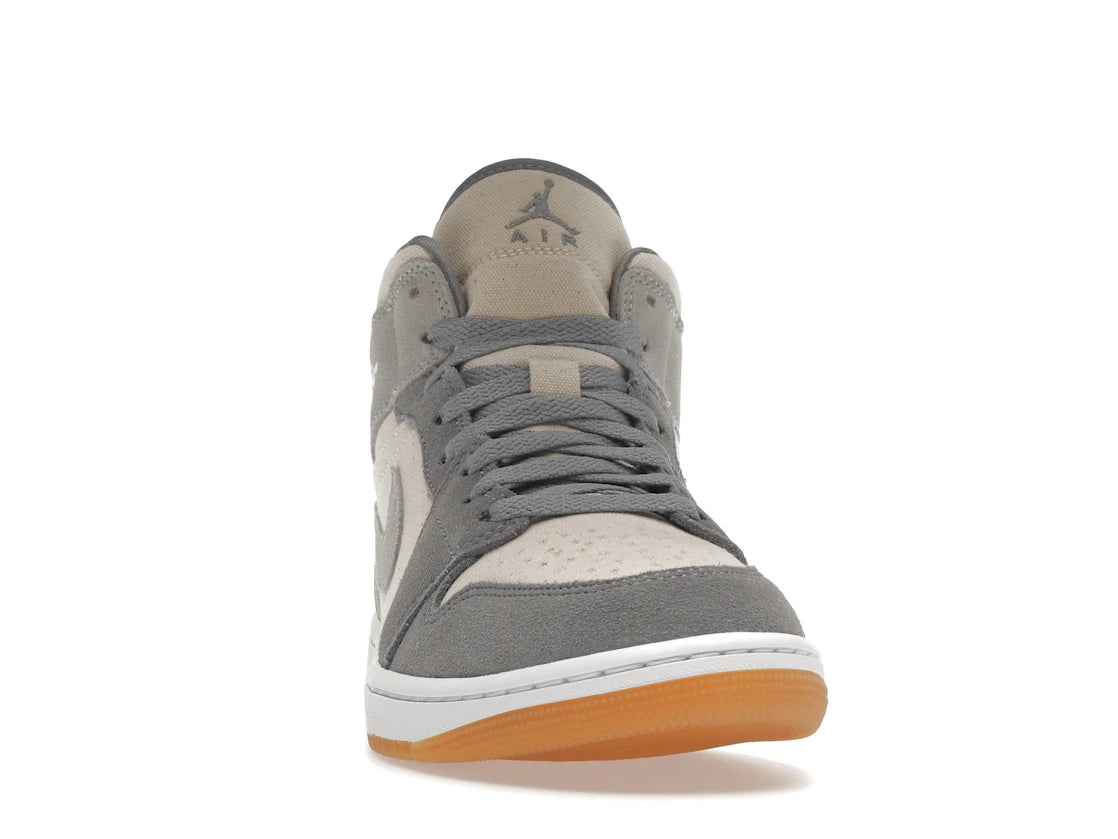 Jordan 1 Mid SE Kokosmilch-Partikelgrau - vue secondaire A