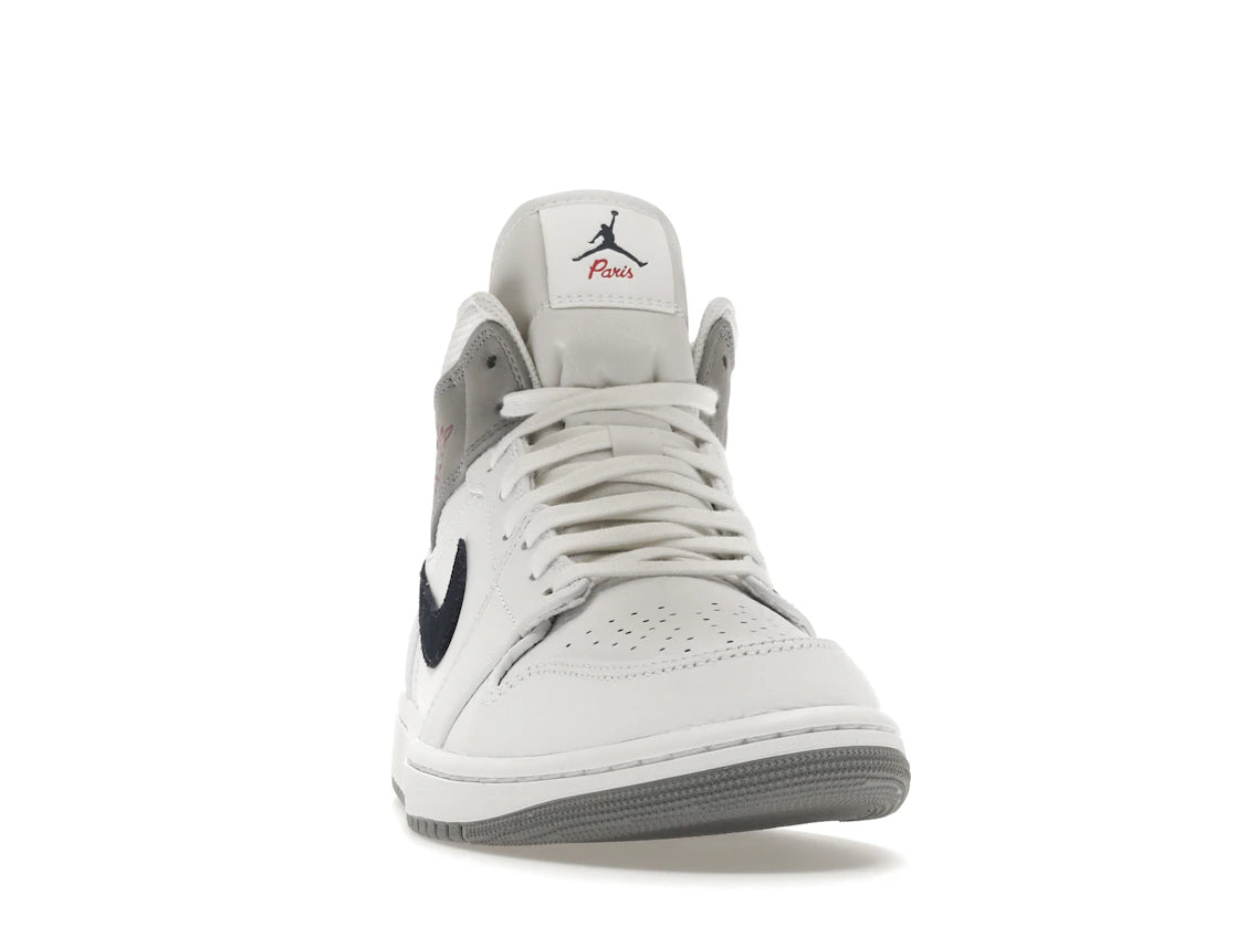 Jordan 1 Mid Paris White - vue secondaire A