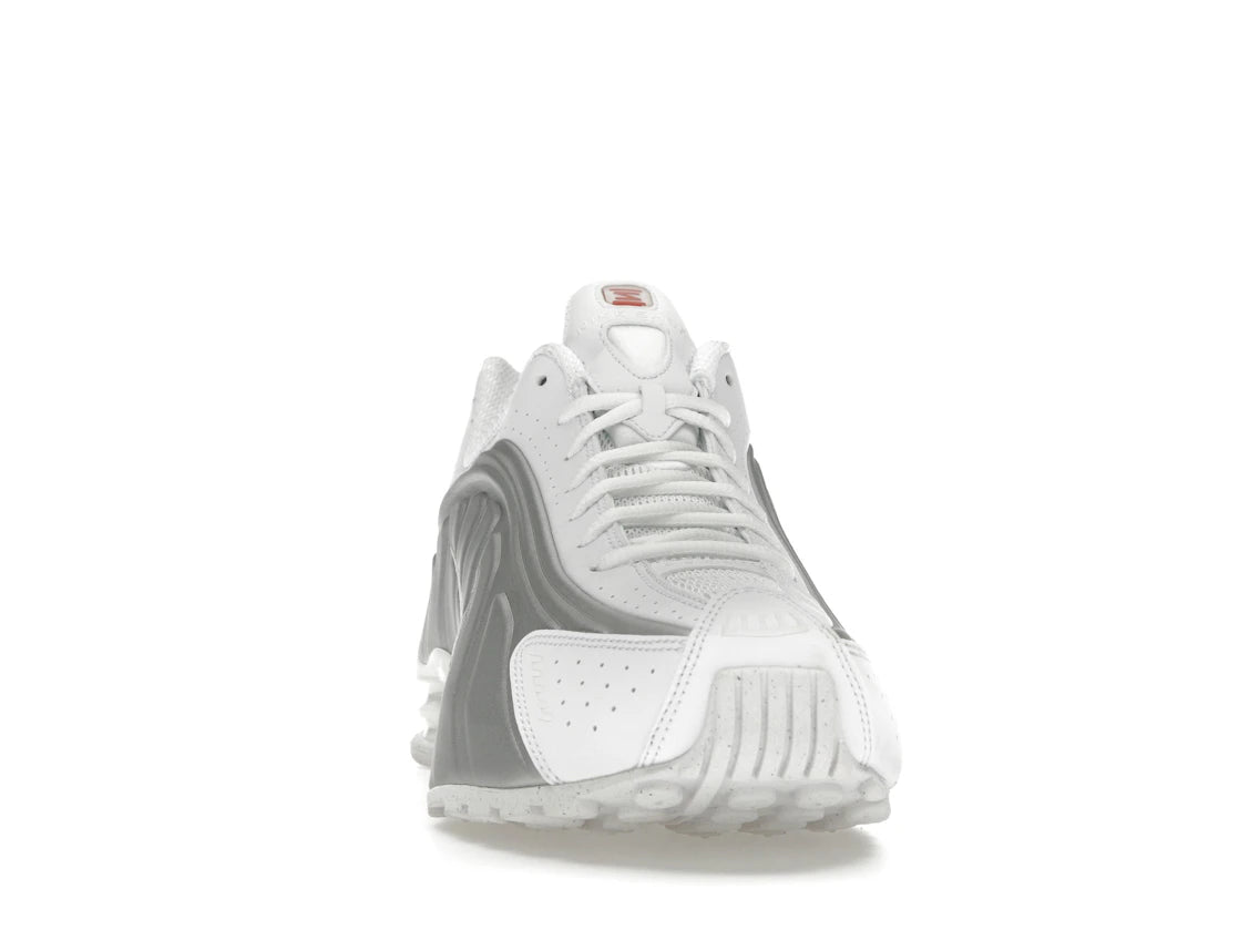 Nike Shox R4 White Bright Crimson Metallic Silver - vue secondaire A