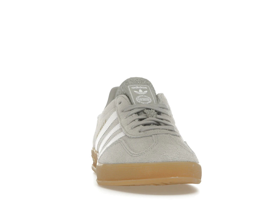 adidas Gazelle Indoor Grau Wolke Weiß Gold Metallic - vue secondaire A