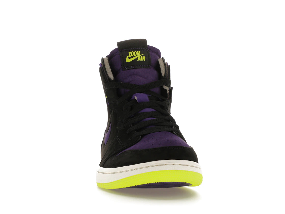 Jordan 1 High Zoom Air CMFT Black Court Purple Lemon Venom (Women's) - vue secondaire A