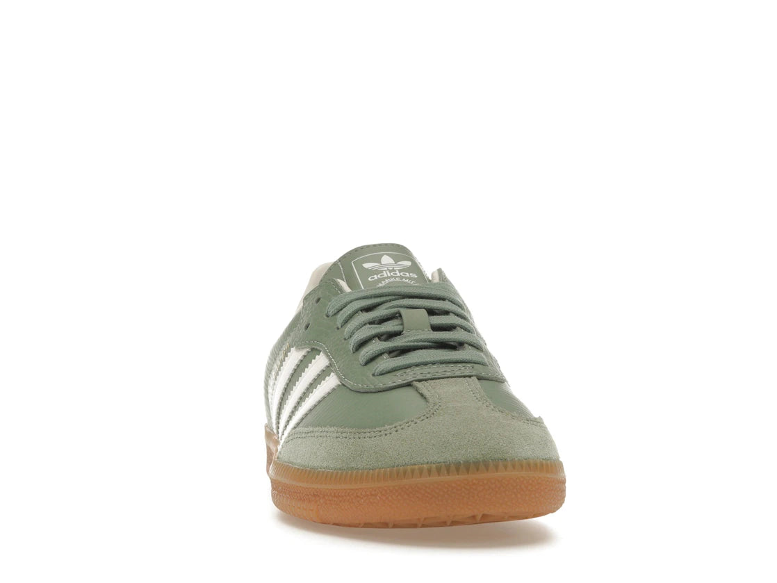 adidas Samba OG Silber Grün (Damen) - vue secondaire A