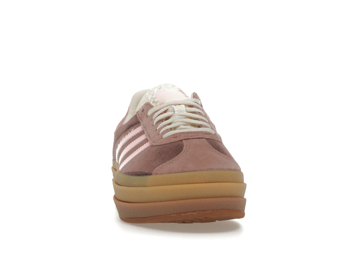adidas Gazelle Bold Shadow Brown Warm Clay Glow Pink (Women's) - vue secondaire A