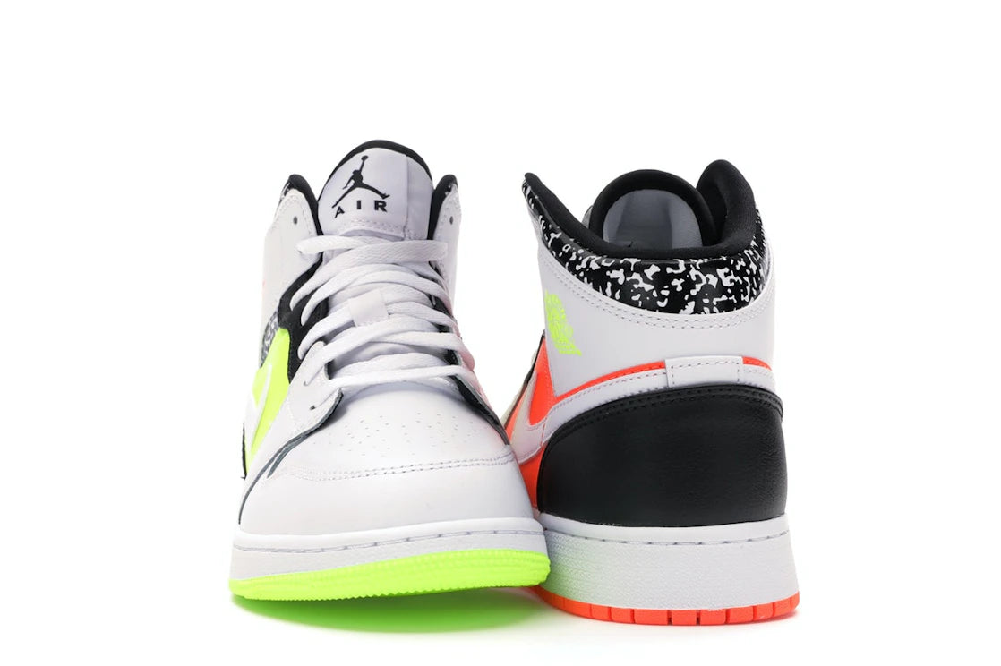 Jordan 1 Mid Composition Notebook (GS) - vue secondaire A