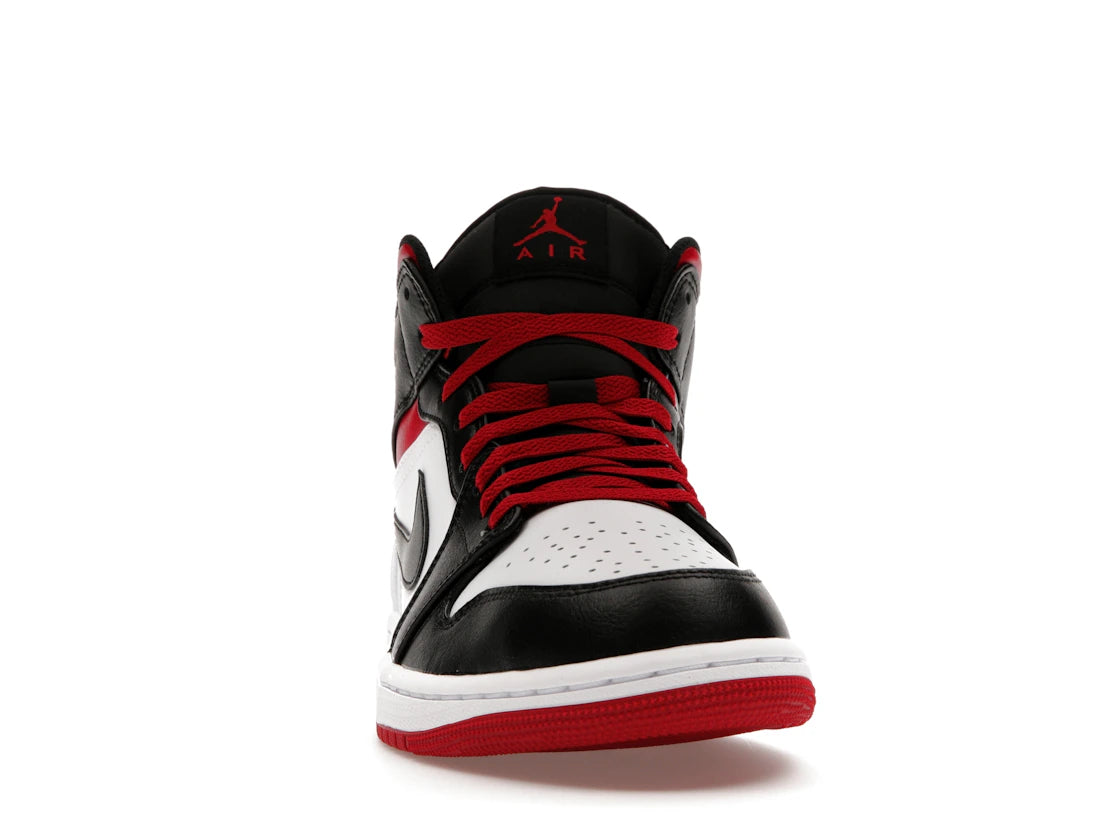 Jordan 1 Mid Gym Red Black Toe - vue secondaire A