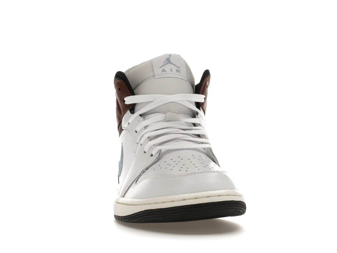 Jordan 1 Mid SE Brown Blue Grey - vue secondaire A