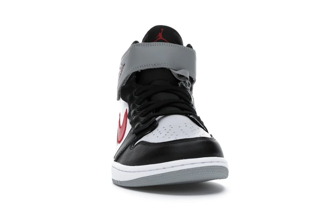 Jordan 1 High FlyEase Black Particle Grey Gym Red - vue secondaire A