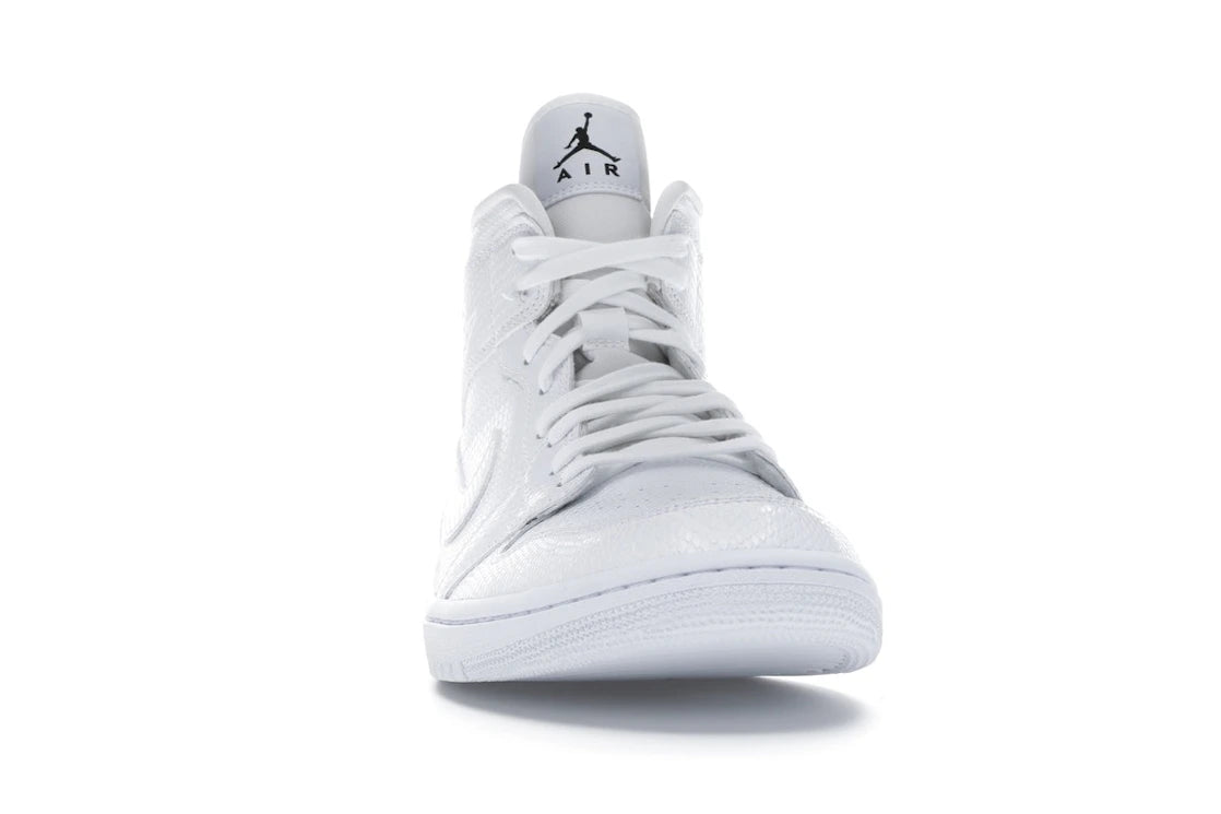 Jordan 1 Mid White Snakeskin (Women's) - vue secondaire A