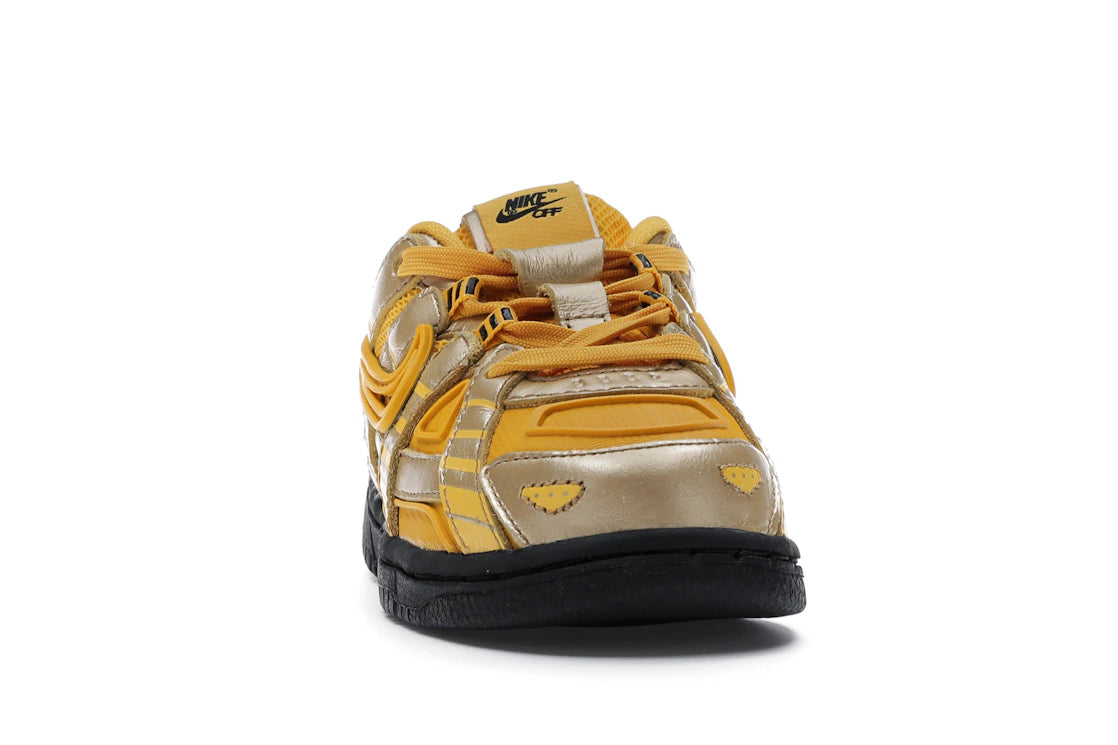 Nike Air Rubber Dunk Off-White University Gold (TD) - vue secondaire A