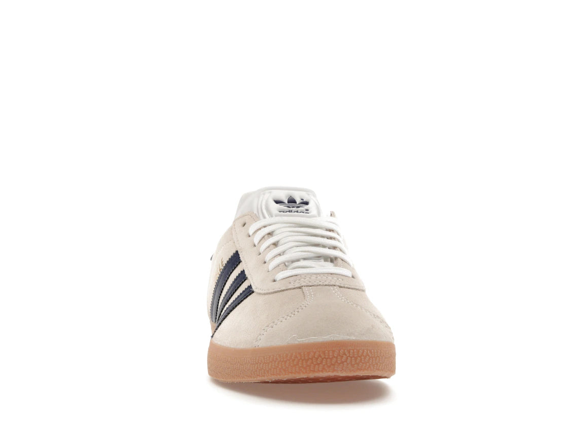adidas Gazelle Beige Dunkelblau Collegiate Burgundy - vue secondaire A