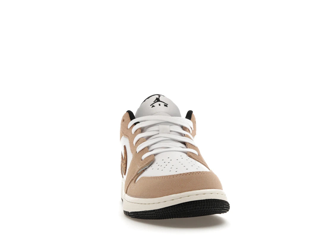 Jordan 1 Low SE Brown Elephant (GS) - vue secondaire A