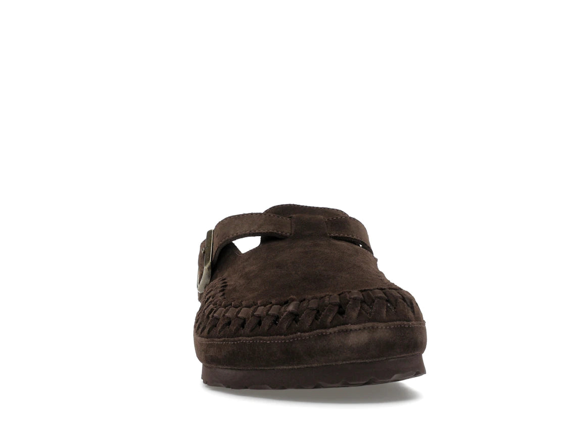 Birkenstock Boston Braided Suede Kith Mocca - vue secondaire A