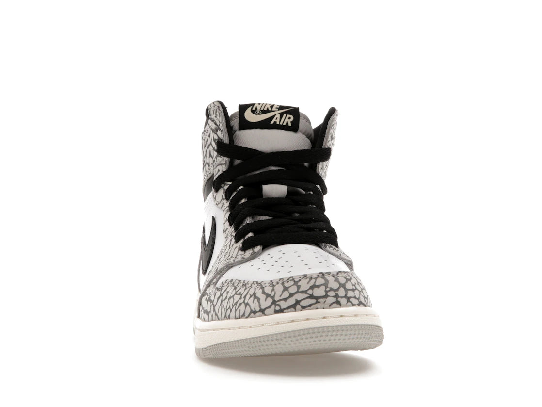 Jordan 1 Retro High OG White Cement (GS) - vue secondaire A