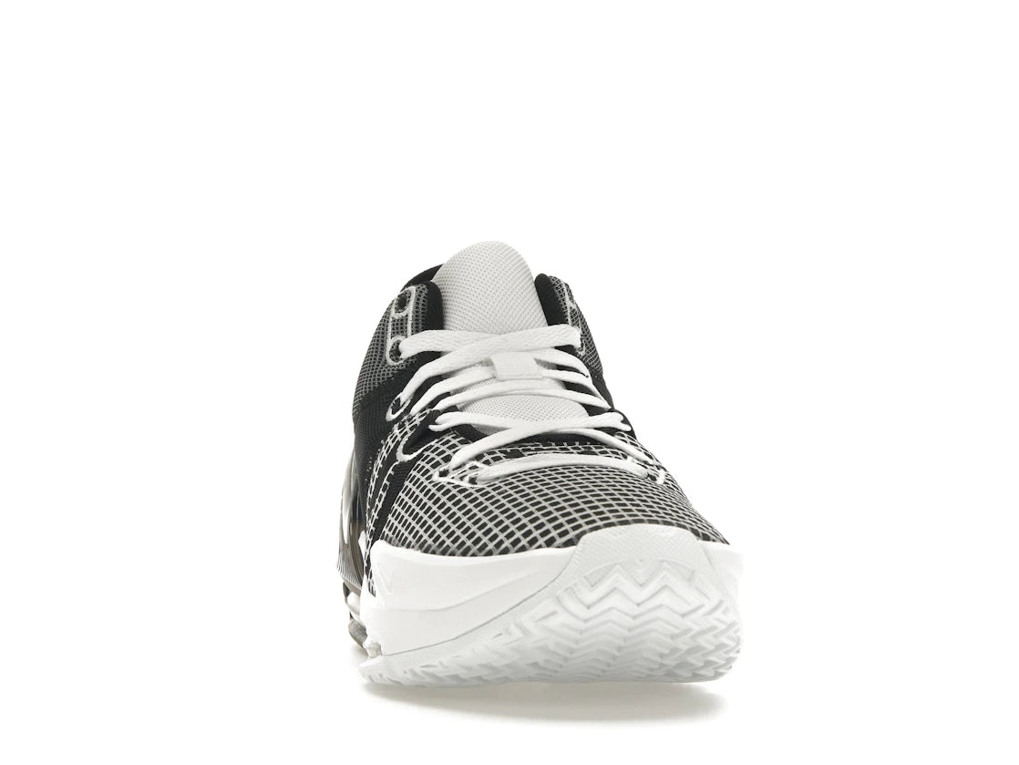 Nike LeBron Witness 7 White Black Metallic Silver - vue secondaire A