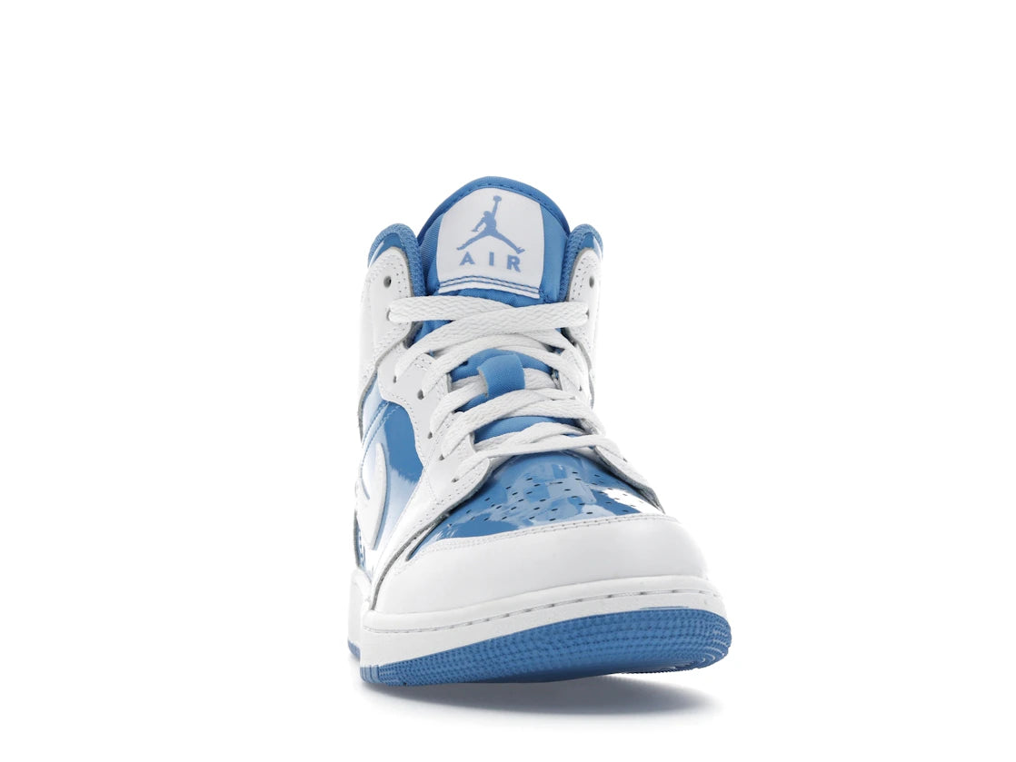 Jordan 1 Mid Legend Blue (GS) - vue secondaire A