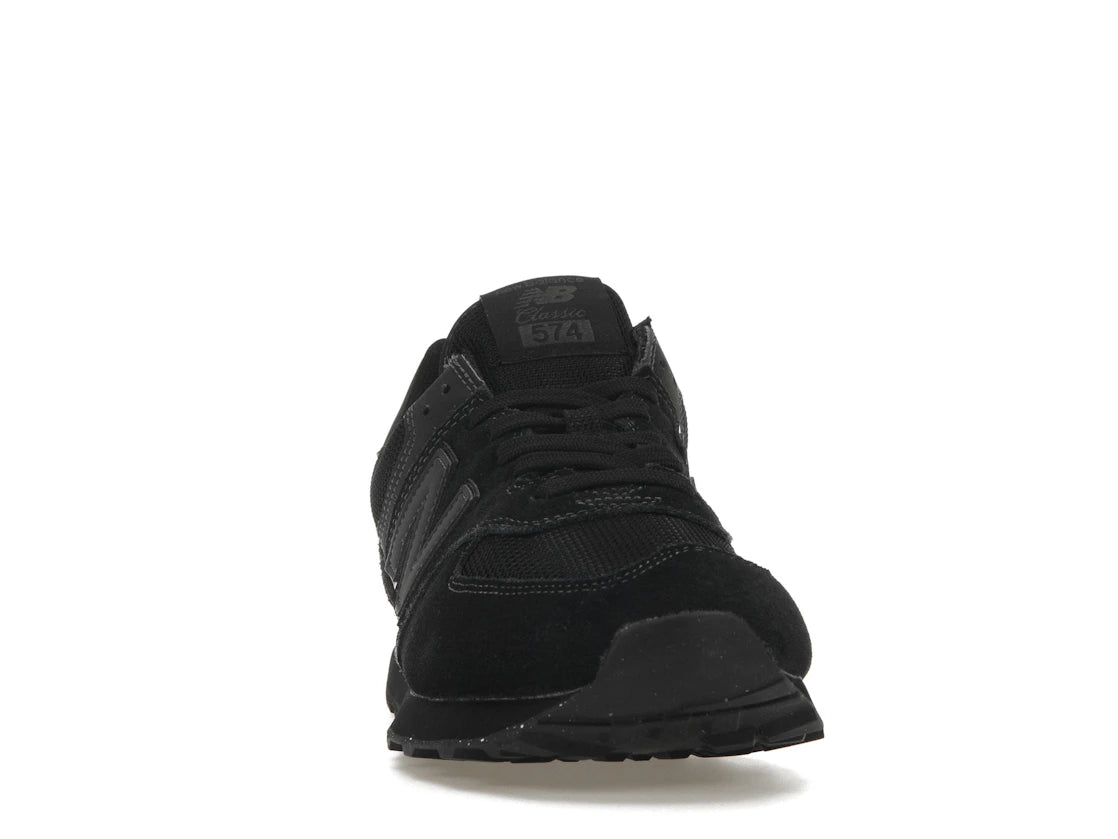 New Balance 574 Triple Black - vue secondaire A