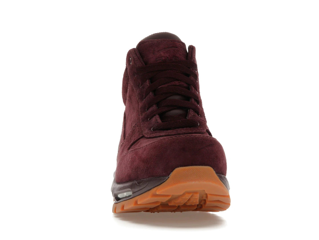 Nike Air Max Goadome Deep Burgundy Suede - vue secondaire A