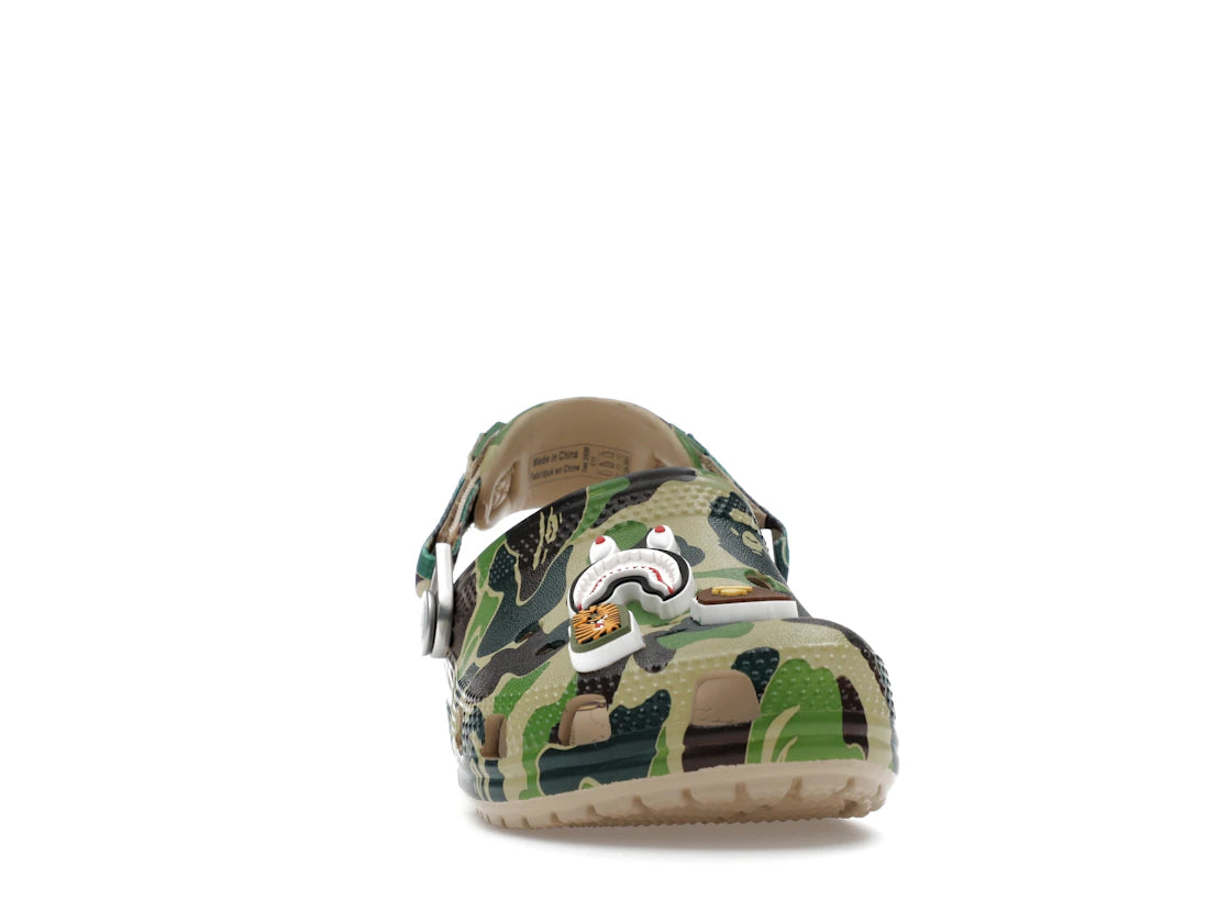 Crocs Classic Clog A Bathing Ape ABC Camo Green (Kids) - vue secondaire A