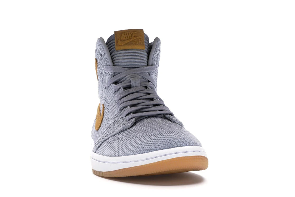 Jordan 1 Retro High Flyknit Wolf Grey - vue secondaire A
