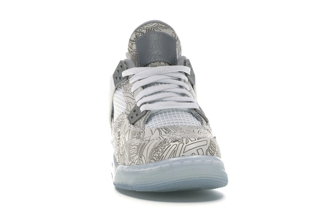 Jordan 4 Retro Laser (GS) - vue secondaire A