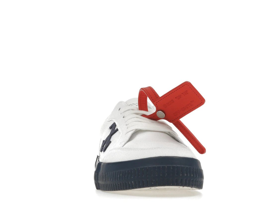 OFF-WHITE Vulcanized Low White Blue Canvas - vue secondaire A