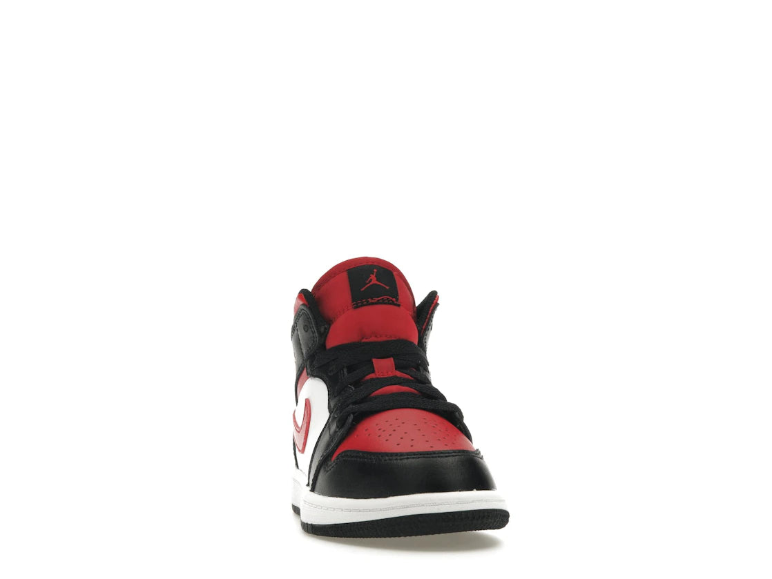 Jordan 1 Mid Black Fire Red (PS) - vue secondaire A