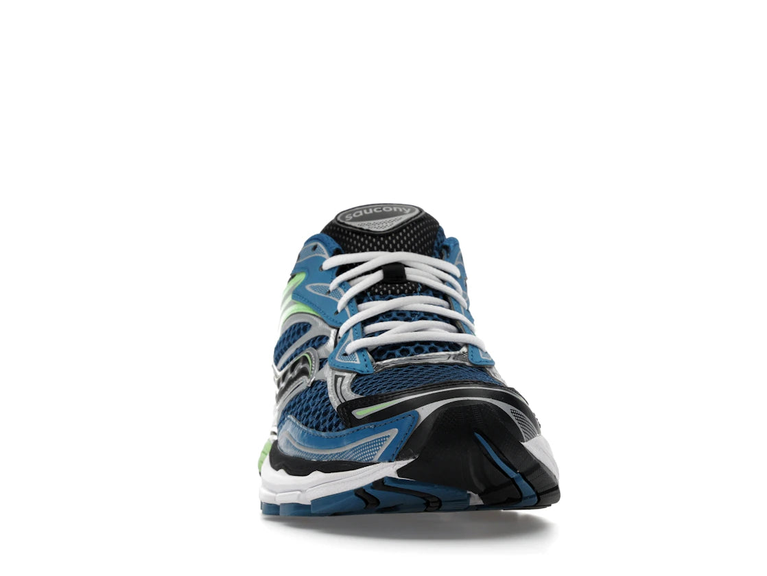Saucony ProGrid Omni 9 Blue Lime - vue secondaire A