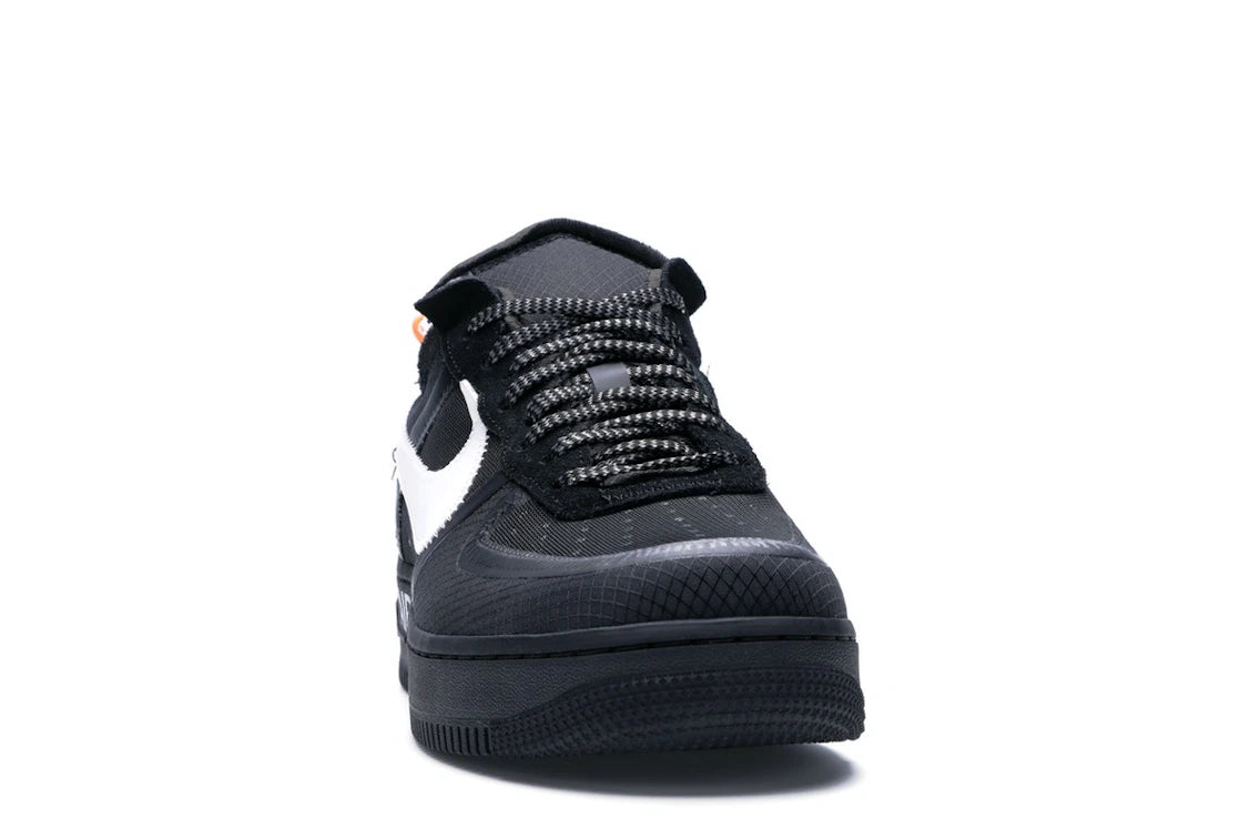 Nike Air Force 1 Low Off-White Schwarz Weiß - vue secondaire A