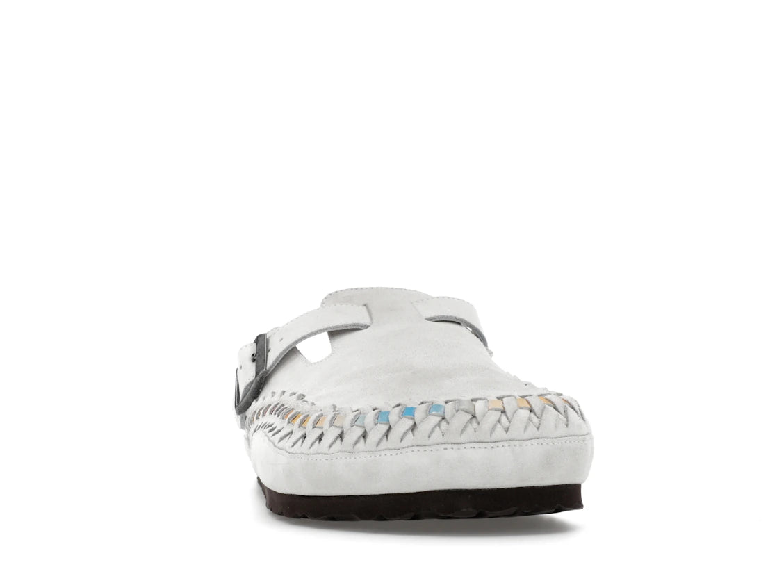 Birkenstock Boston Braided Suede Kith Antique White Tie Dye - vue secondaire A
