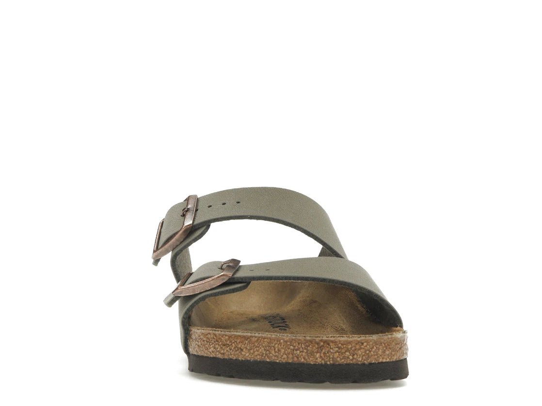 Birkenstock Arizona Birkibuc Stone (Damen) - vue secondaire A