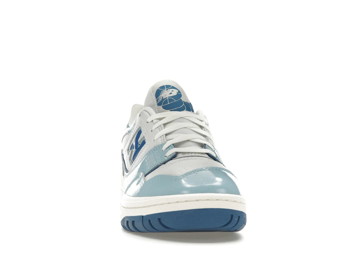 New Balance 550 Chrome Blue Patent - vue secondaire A