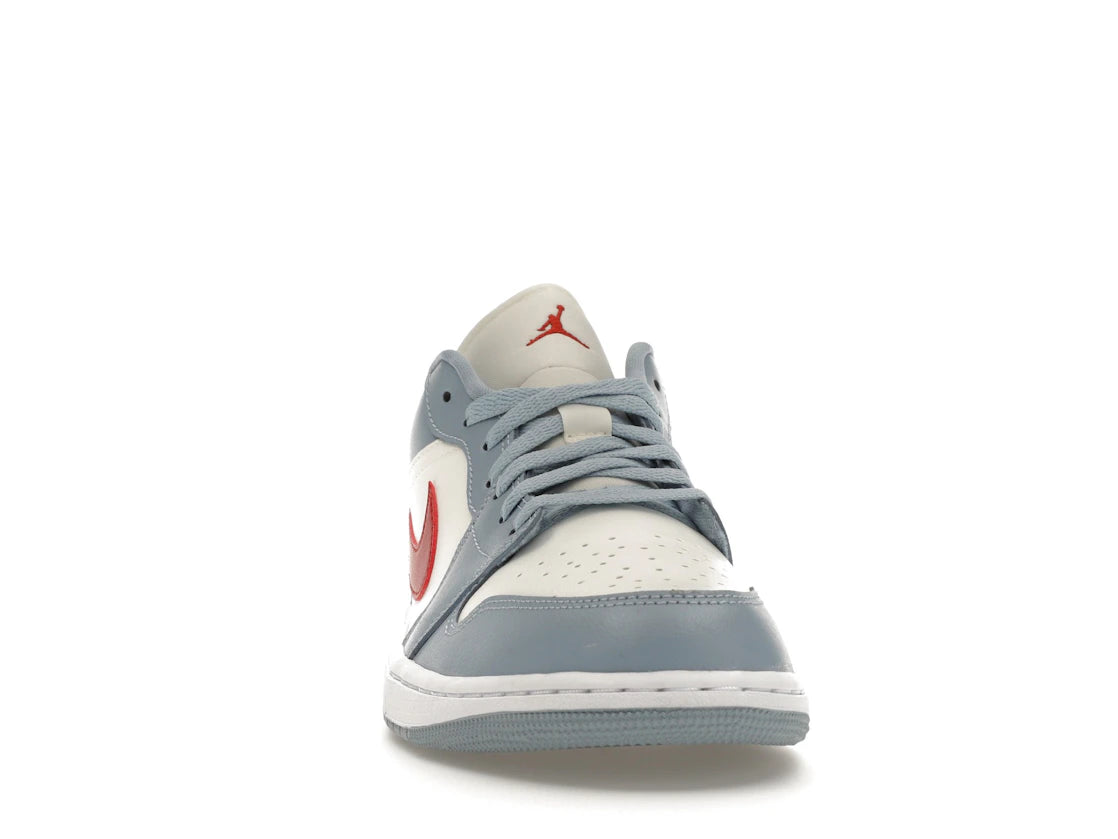 Jordan 1 Low Blue Whisper Dune Red (Women's) - vue secondaire A