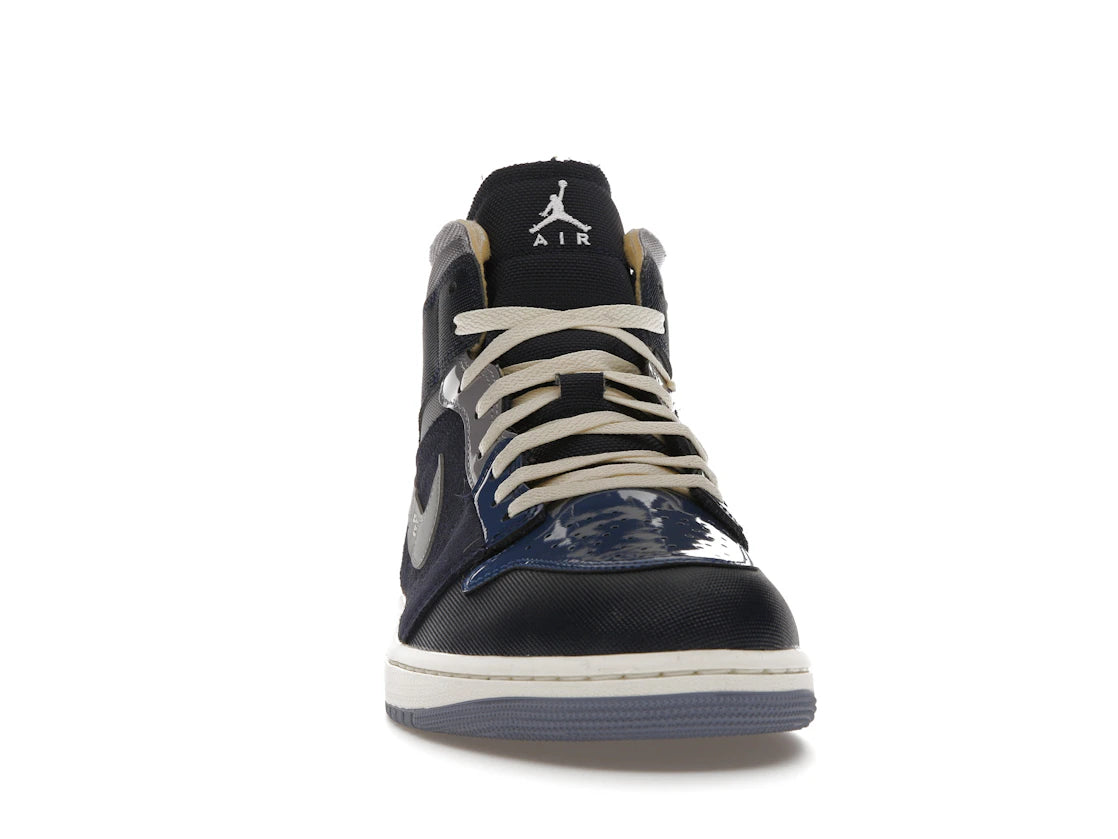 Jordan 1 Mid SE Craft Obsidian French Blue Ashen Slate White - vue secondaire A