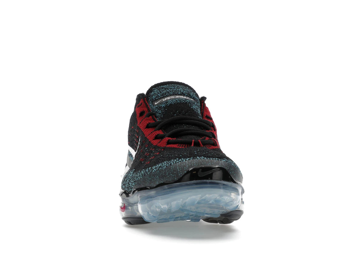 Nike Air VaporMax 2023 Flyknit Schwarz Rot Universitätsblau - vue secondaire A