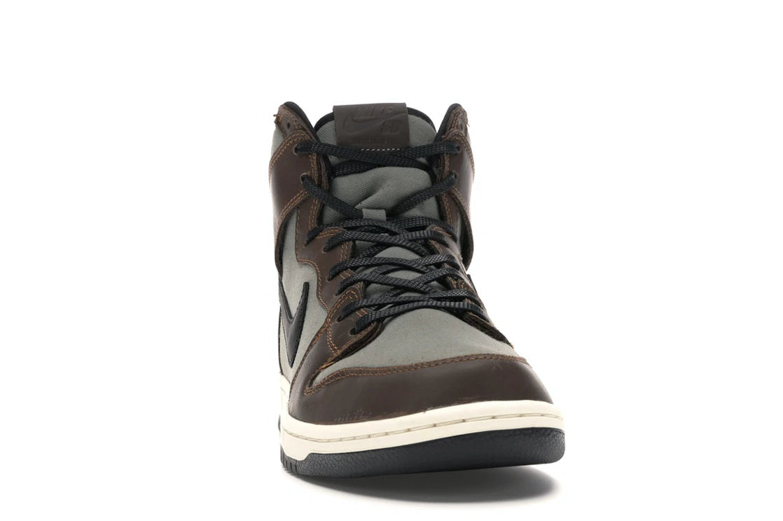 Nike SB Dunk High Baroque Brown - vue secondaire A