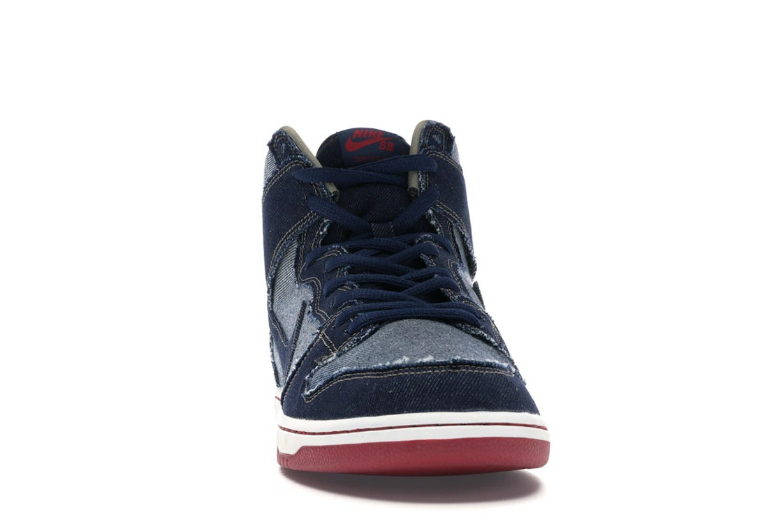 Nike SB Dunk High Reese Forbes Denim - vue secondaire A