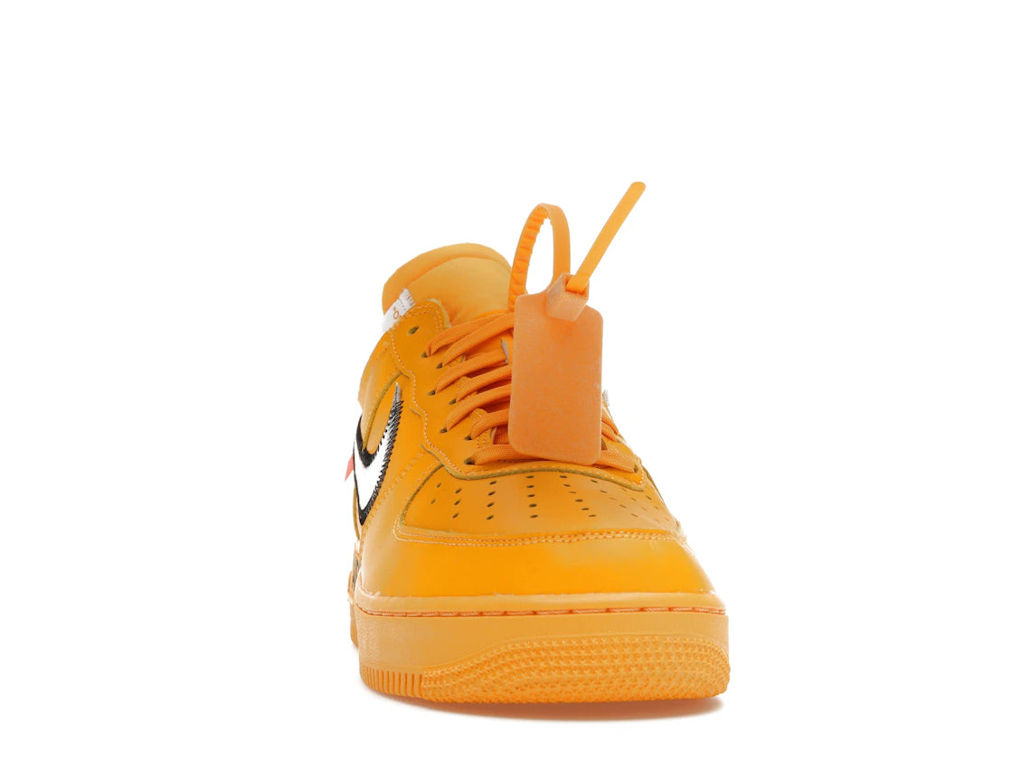 Nike Air Force 1 Low Off-White ICA University Gold - vue secondaire A