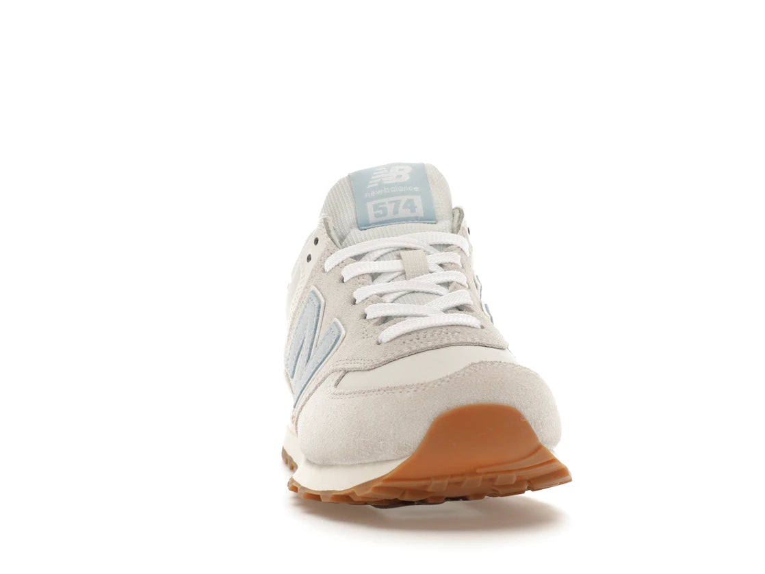 New Balance 574 Beige Ecru Blue Angora (Damen) - vue secondaire A