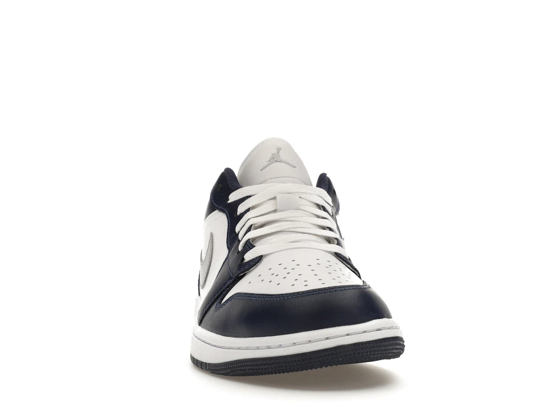 Jordan 1 Low Wolf Grey Midnight Navy - vue secondaire A
