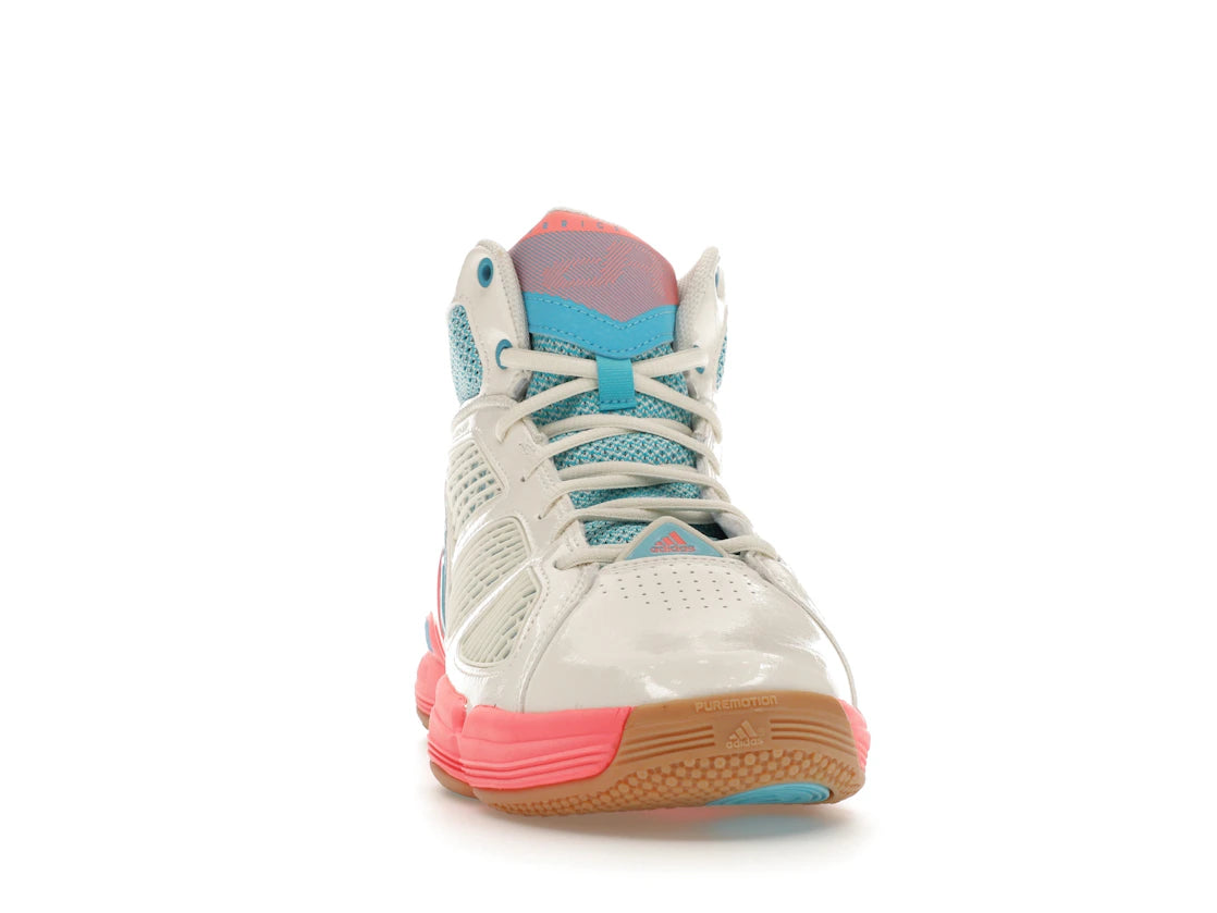 adidas D Rose 1.5 Restomod Off White Acid Red - vue secondaire A