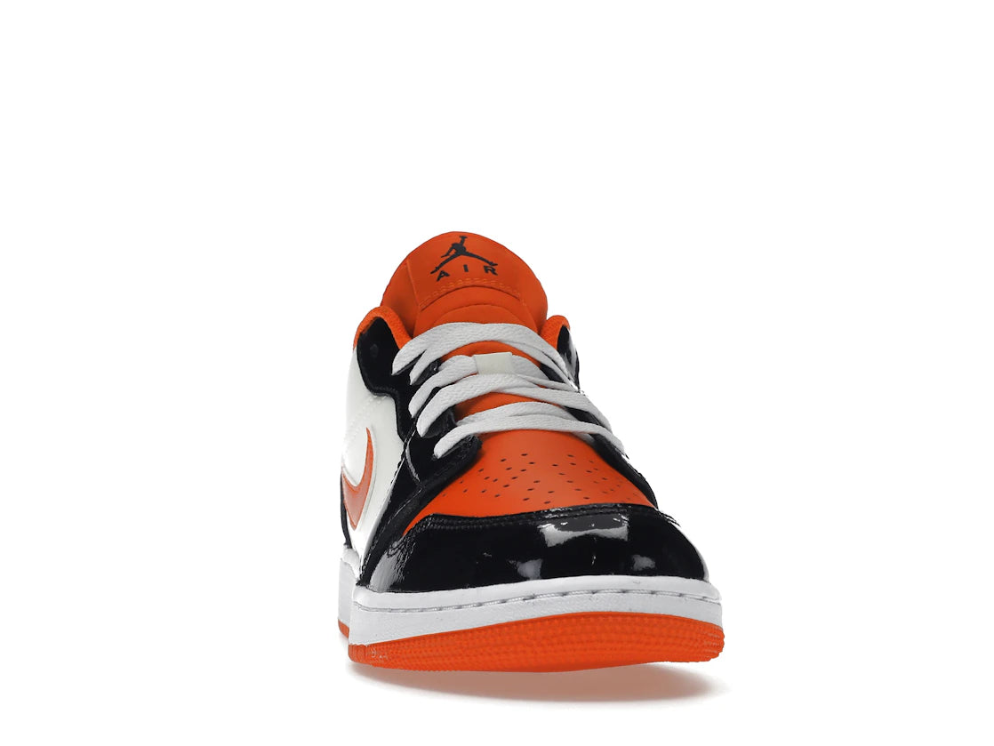 Jordan 1 Low Halloween (2023) (GS) - vue secondaire A