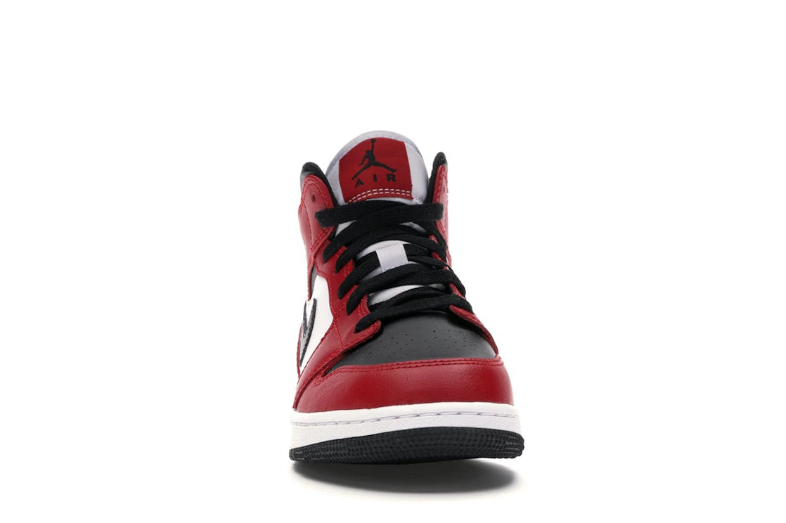 Jordan 1 Mid Chicago Black Toe (GS) - vue secondaire A