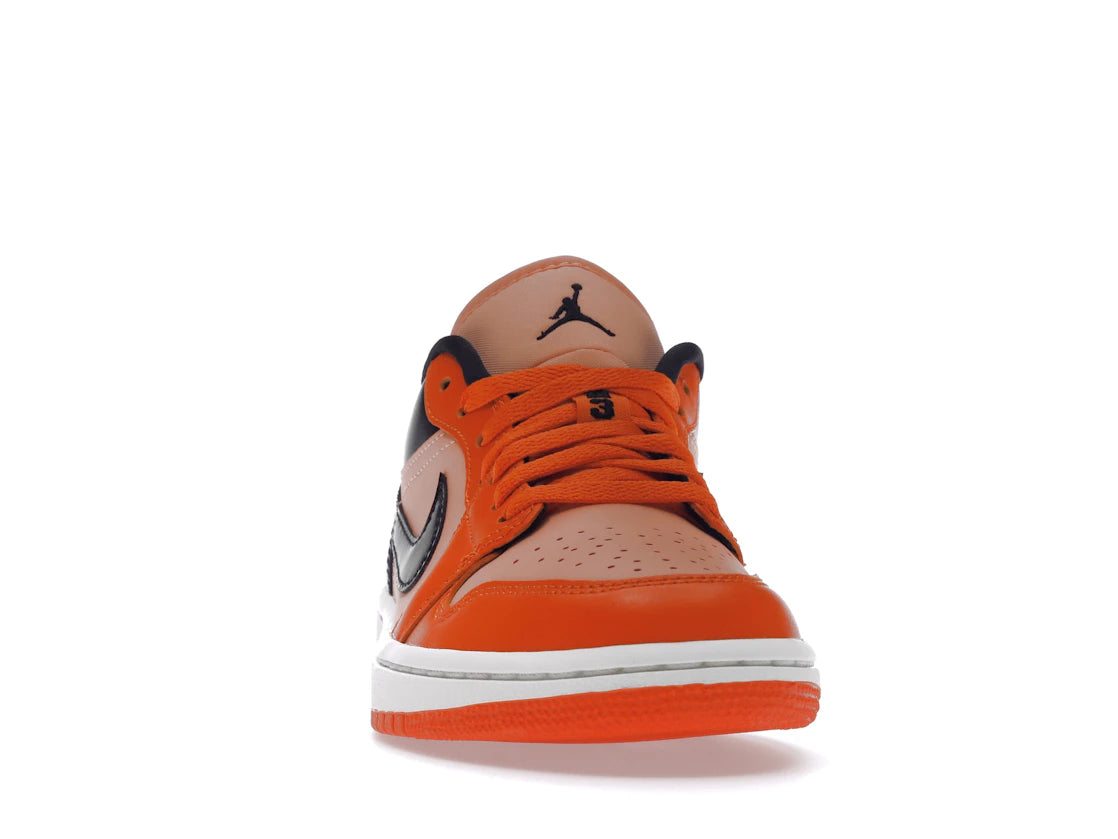 Jordan 1 Low Orange Black (Women's) - vue secondaire A