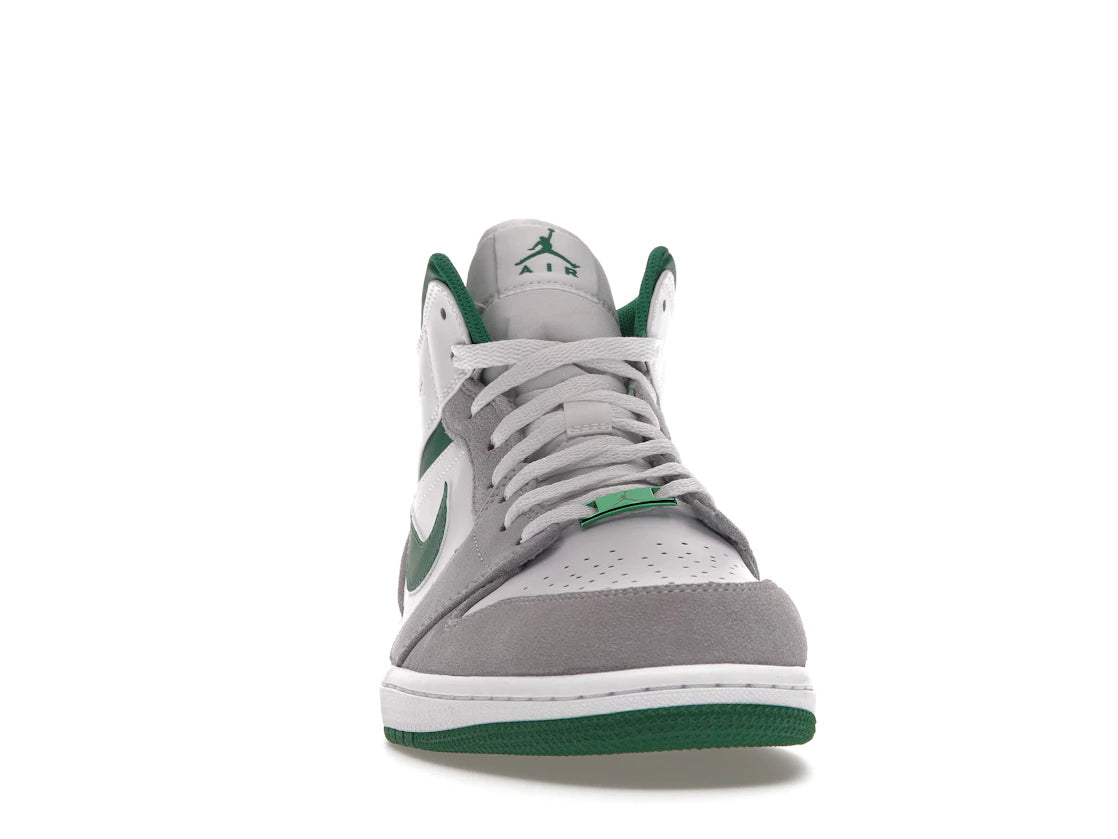 Jordan 1 Mid SE Grau Grün - vue secondaire A