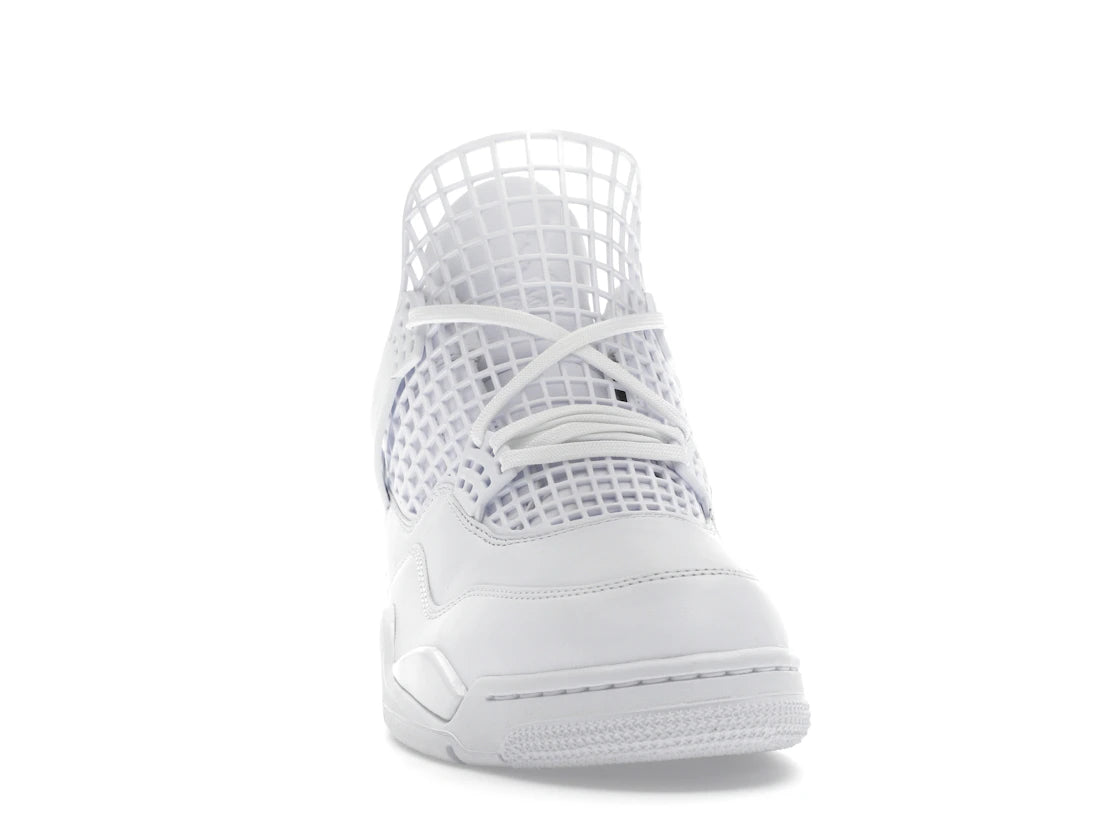 Jordan 4 Retro Net White (Women's) - vue secondaire A