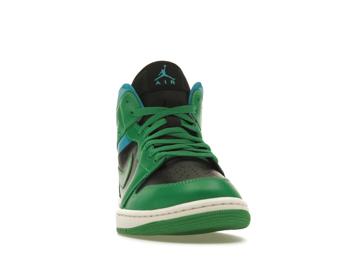 Jordan 1 Mid Lucky Green Aquatone (Damen) - vue secondaire A