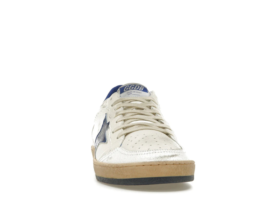 Golden Goose Ball-Star Low White Bluette - vue secondaire A