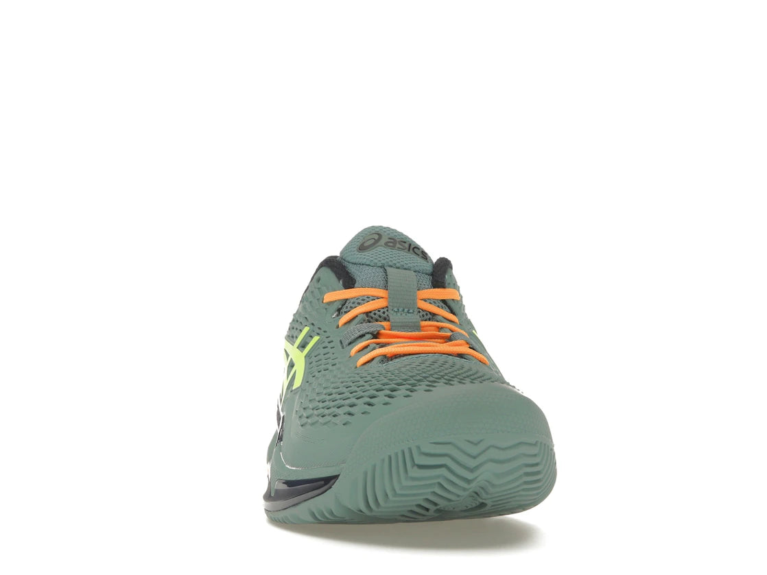 ASICS Gel-Resolution 9 Padel Celadon Safety Yellow - vue secondaire A